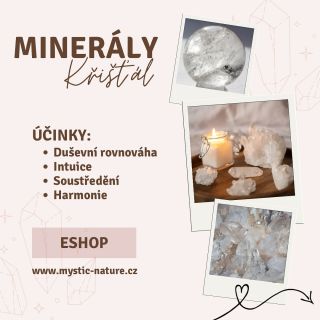 ❄️ Křišťál – minerál čistoty a harmonie ✨ Je také symbolem jasnosti a rovnováhy. Říká se, že dokáže pročistit nejen mysl,...
